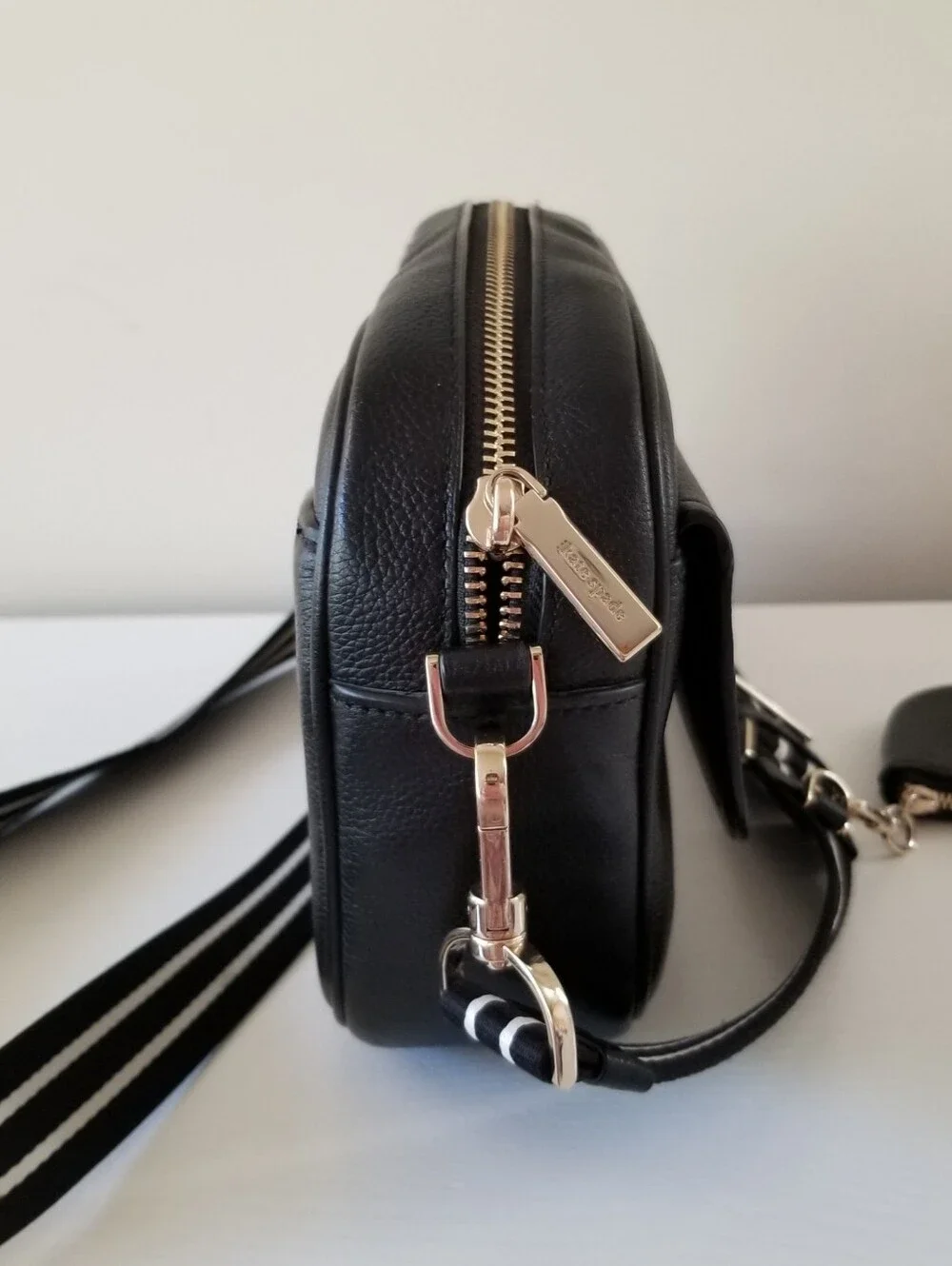 Kate Spade Rosie Pebbled Leather Flap Crossbody Bag With Coin Purse